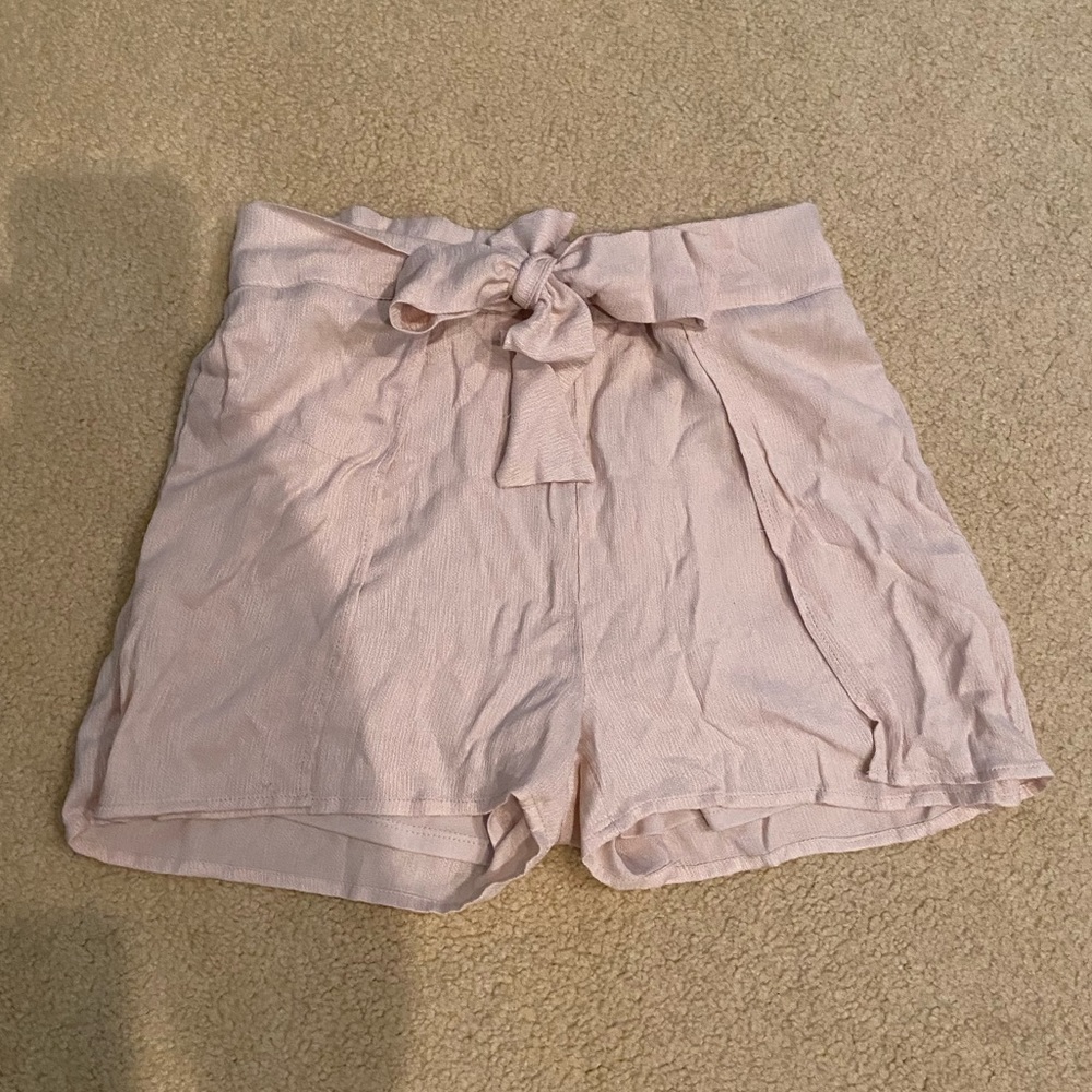 Cream Dress Shorts